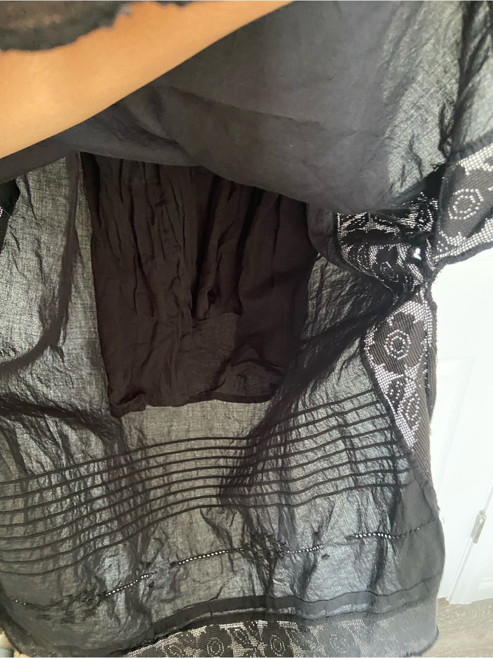 The GREAT. Attic lace dress in black size 0 - Picture 8 of 8